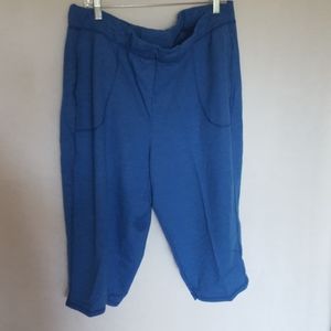 JMS Blue Capris, Size 3X